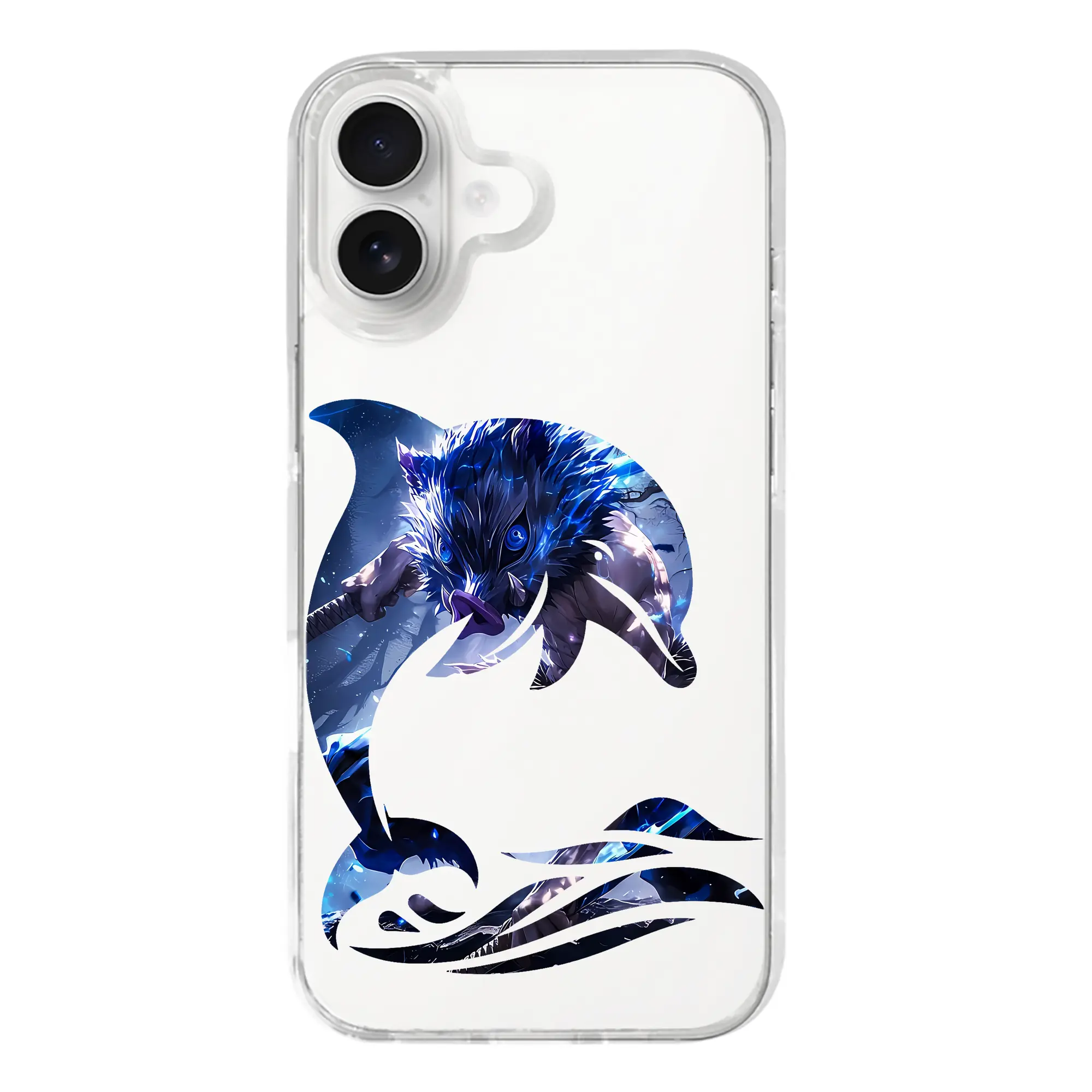 鬼滅の刃 グッズ,嘴平 伊之助 - iPhone 17シリーズ 透明スマホケース – 薄型・耐衝撃・精密フィット保護カバー